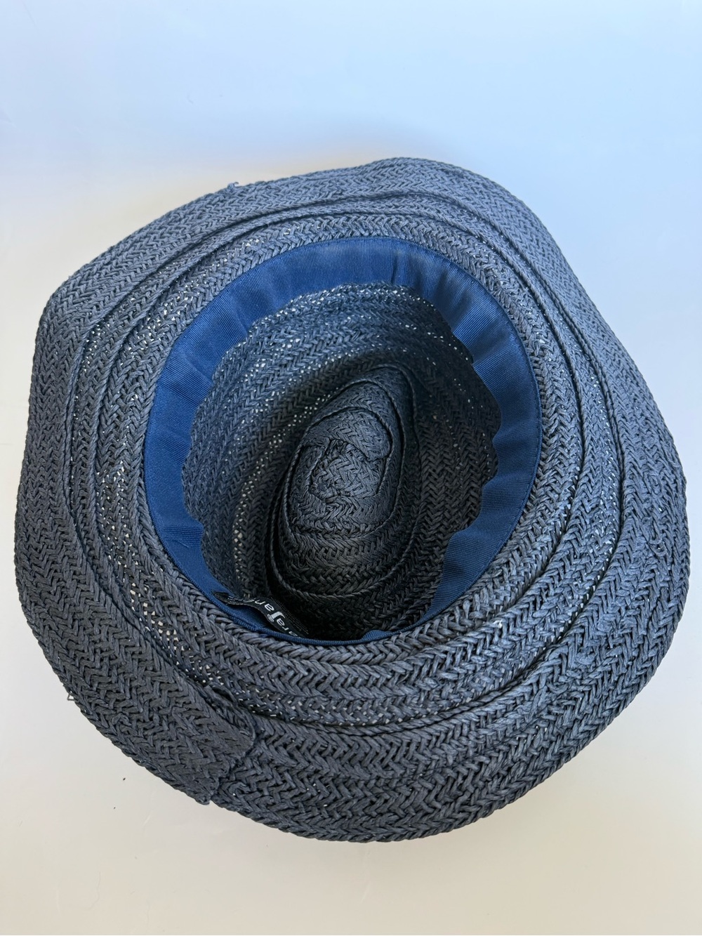 Sarajane Sun Hat with Braided Trim - Black - Picture 4 of 9